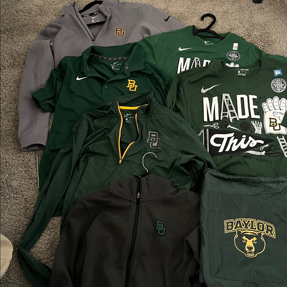 🔥Great deal Baylor Bears Lot of 6 -total 4 Nike Collegiate w/ 2 Final 4 NWT tees
